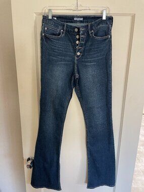 Dear John high rise buttoned jeans.